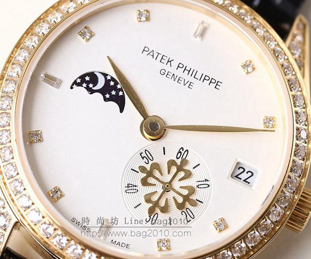 PATEK PHILIPPE手錶 2019最新款情侶對表 百達翡麗月相系列 百達翡麗高端情侶腕表  hds1420